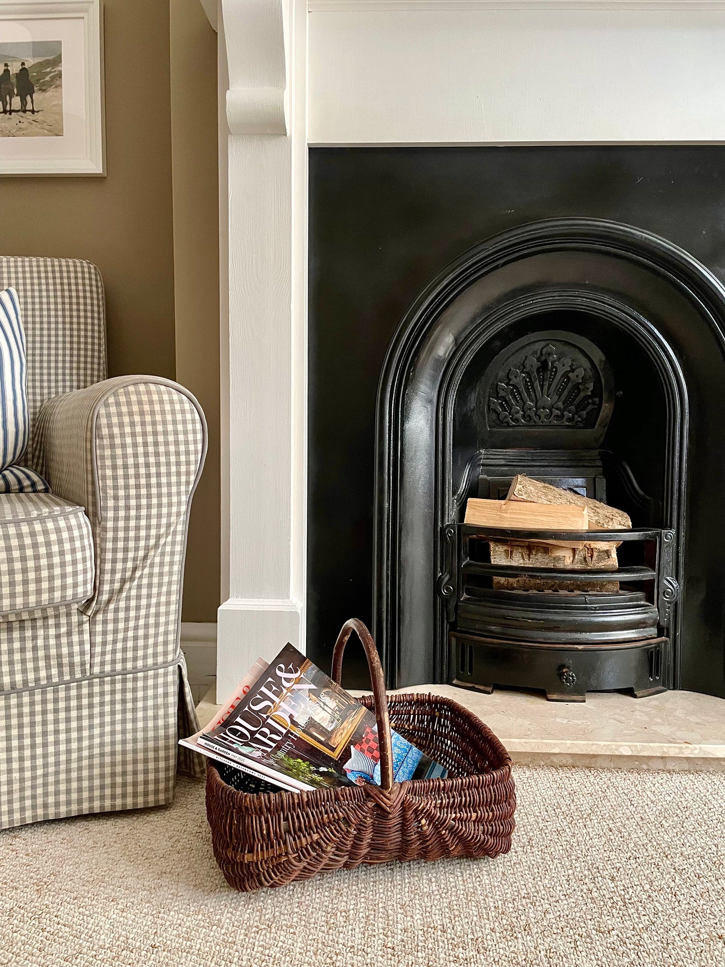Vintage Wicker Basket