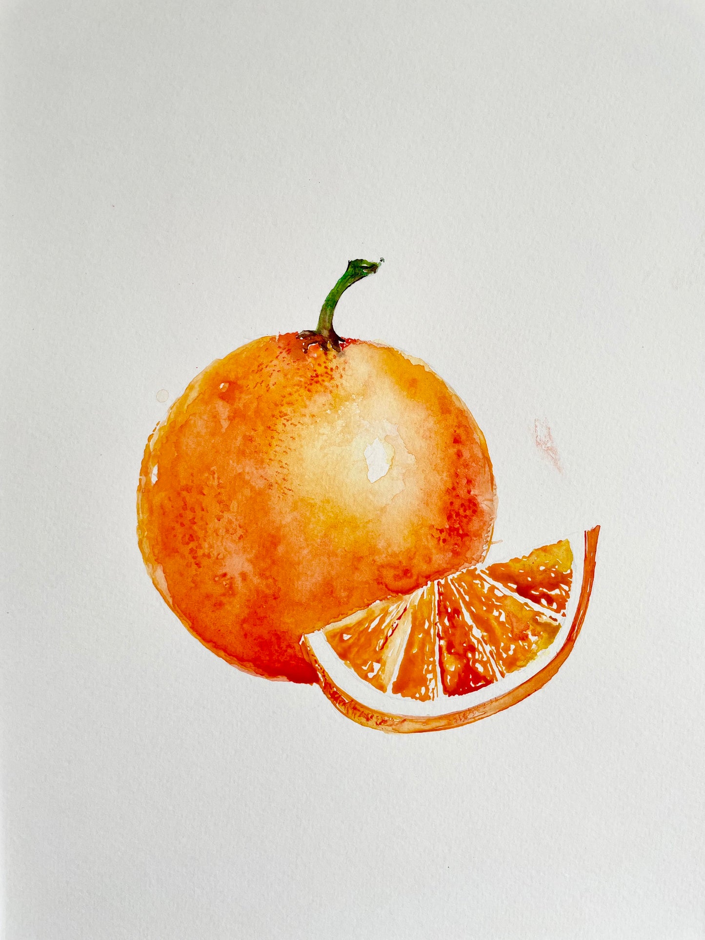 Orange Watercolour