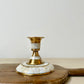 Brass & Pearl Candle Holders