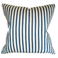 Navy Ticking Stripe Cushion
